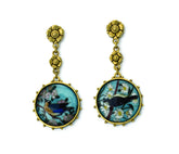 Circular Bird Earrings - TimeLine Gifts